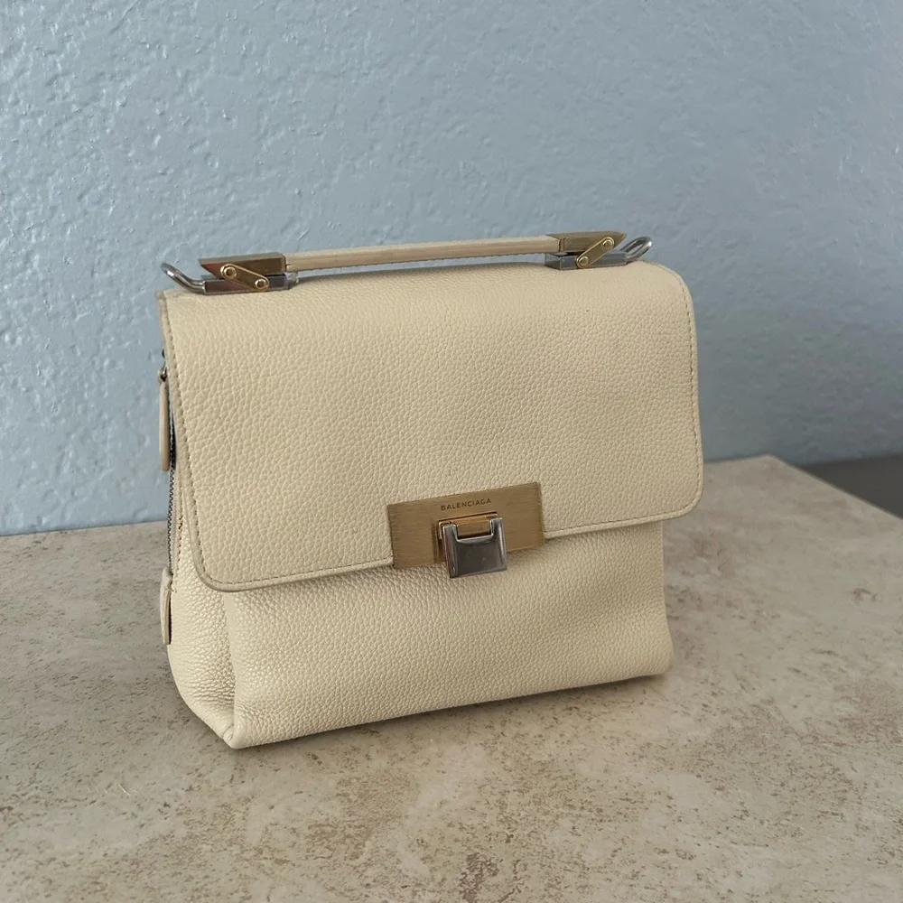 SOLD BALENCIAGA Le Dix leather handbag - Picture 4 of 16